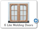 6 Lite Molding Doors