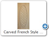 Carved French Style Door