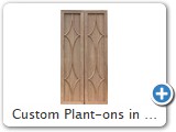 Custom Plant-ons in Mitered Frame
