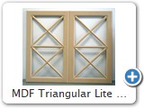 MDF Triangular Lite Doors