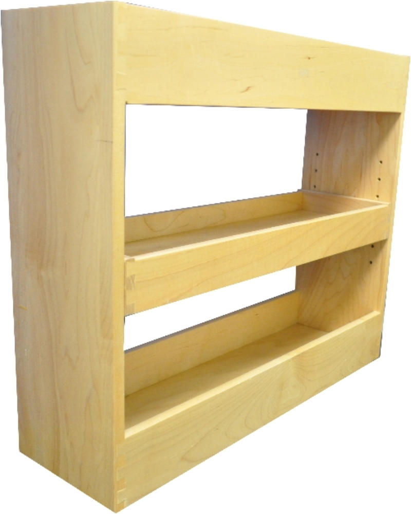 Knape & Vogt WMUB-11-4-R-ASP Soft-Close Wood Drawer Box, 5 by 11.625 by 22-inch